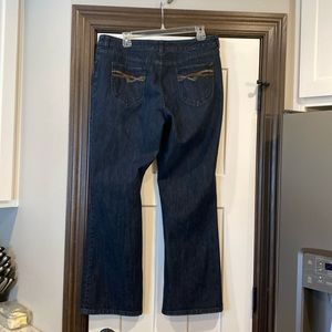 Women’s Chicos, platinum jeans, size 16, Chicos size 3